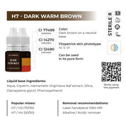 AS Pigments - EYEBROW SET HAIR STROKES HYBRID ORGANIC - BASED 6 ml - Mr.PMU