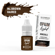 AS Pigments - M4 BRAUNHAARIGES mineralisches Augenbrauenpigment (OPIUM LIGHT) - mrpmu