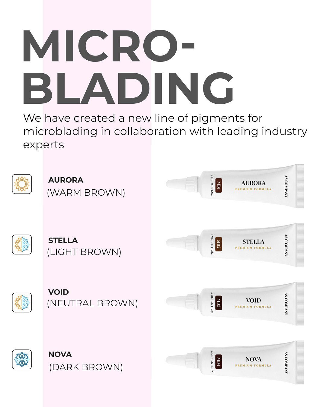 AS Pigments - MB4 NOVA (Microblading Pigment), 5ml - Mr.PMU