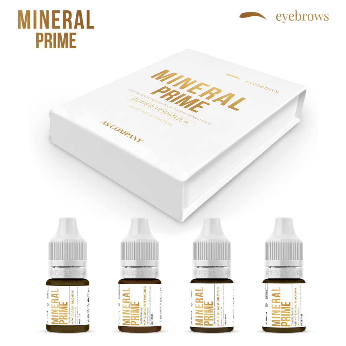 AS Pigments - Mineral Prime Super Formula Set 6 ml - Mr.PMU
