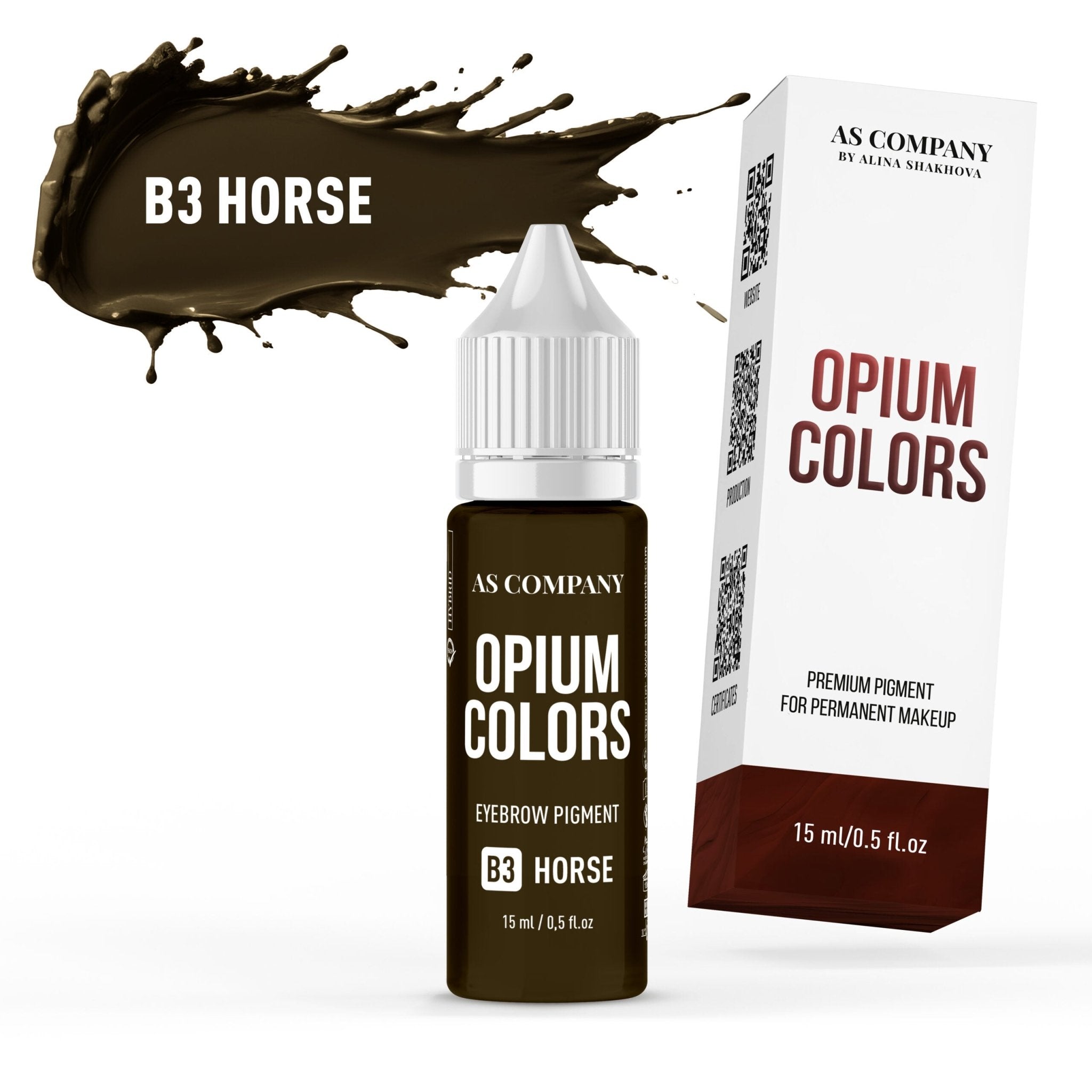 AS Pigments - OPIUM COLORS B3 HORSE Augenbrauenpigment - mrpmu