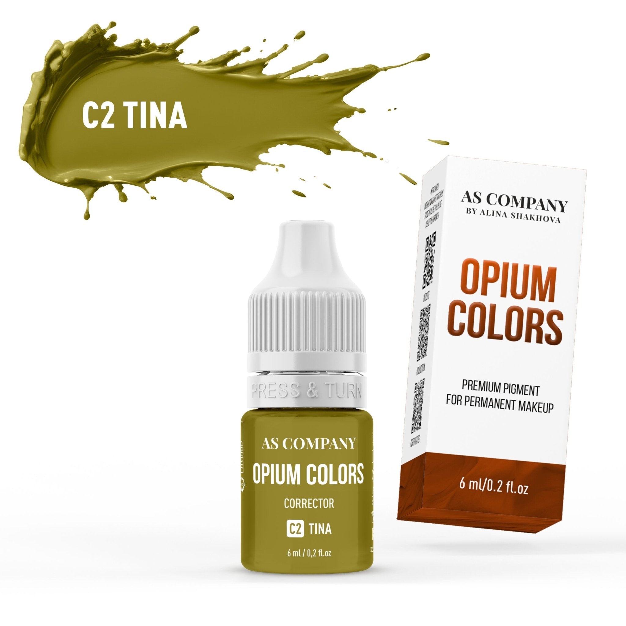 AS Pigments - OPIUM COLORS C2 TINA Augenbrauenpigment - mrpmu
