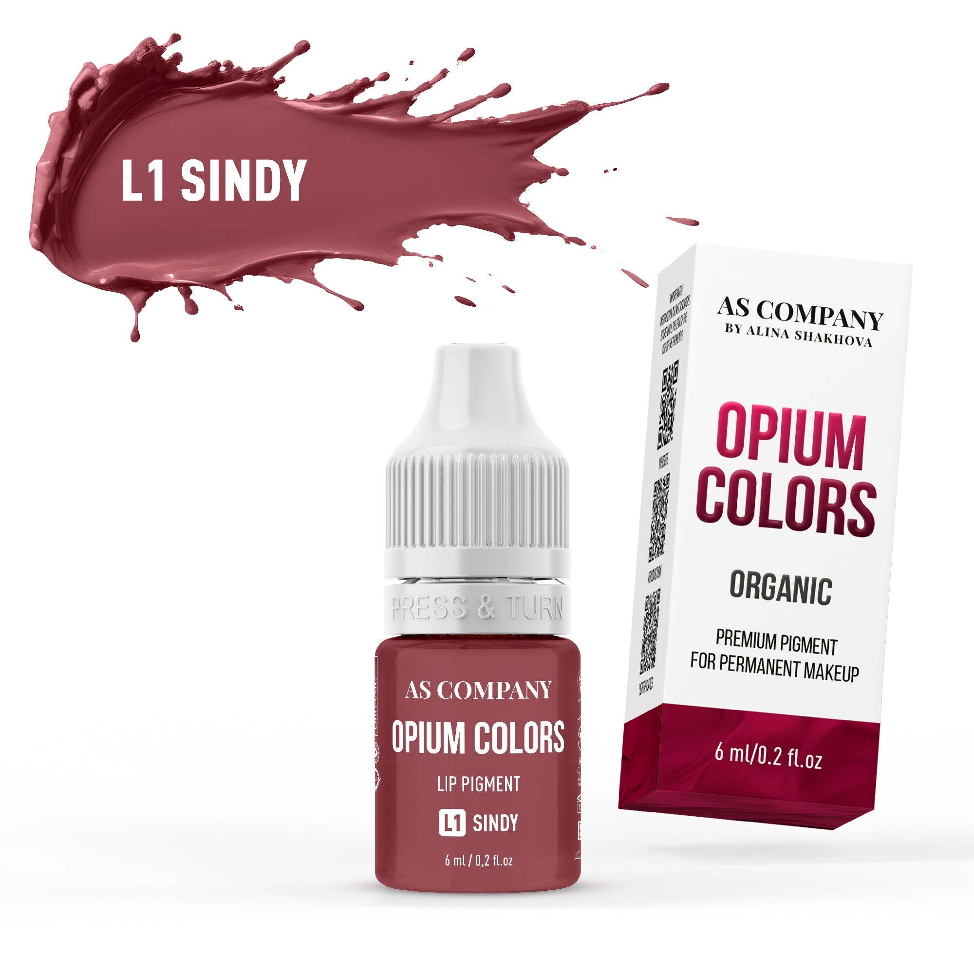 AS Pigments - OPIUM COLORS L1 SINDY ORGANIC Lippenpigment - mrpmu