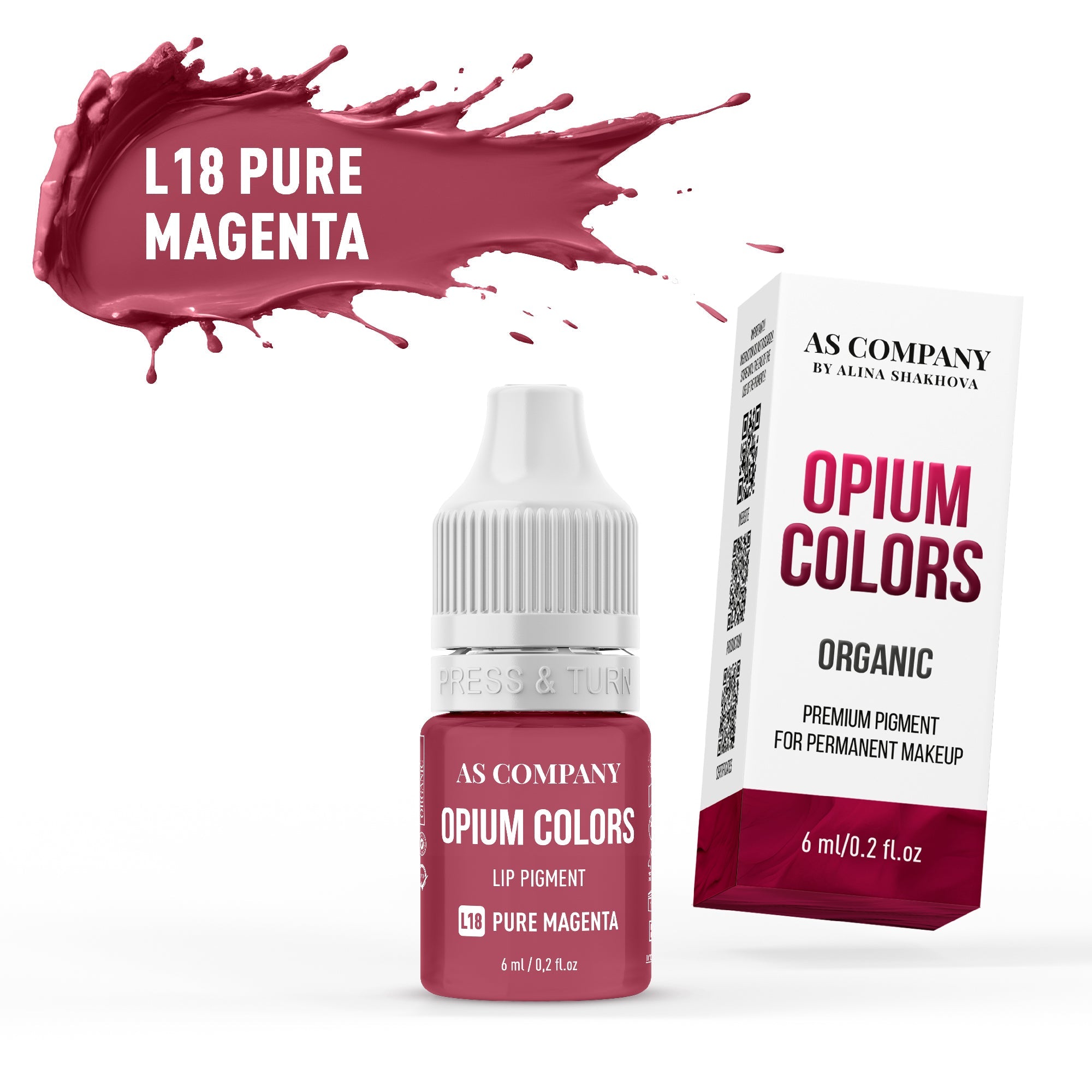 AS Pigments - OPIUM COLORS organisches Lippen-Set - mrpmu