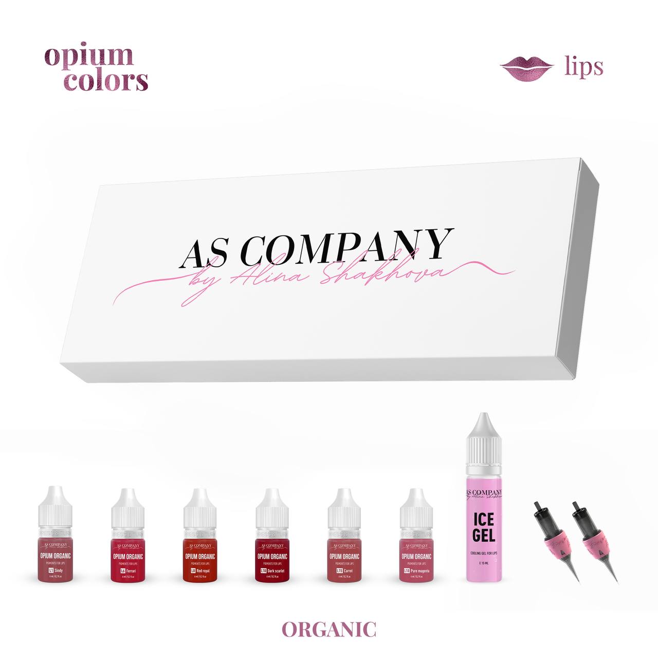 AS Pigments - OPIUM COLORS organisches Lippen-Set - mrpmu