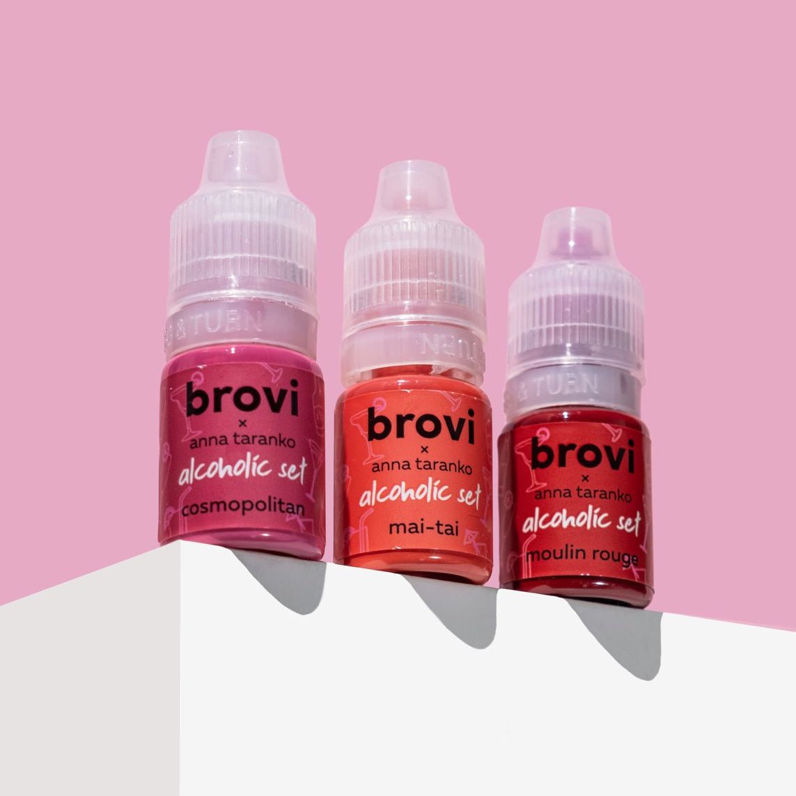 Brovi PMU Pigments - Alkoholisches Set 3 x 5ml - Mr.PMU