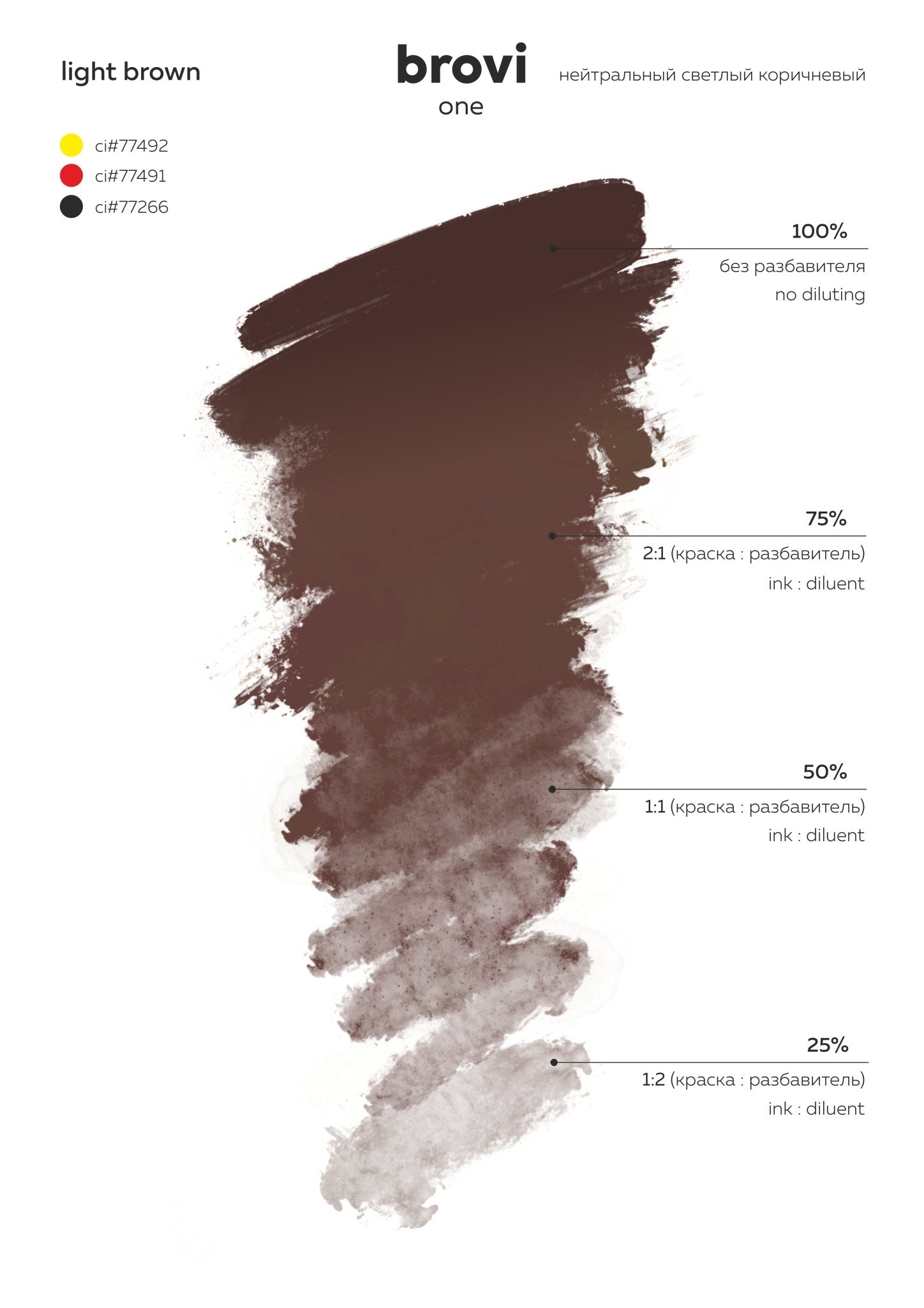Brovi PMU Pigments - Hellbraun - Mr.PMU