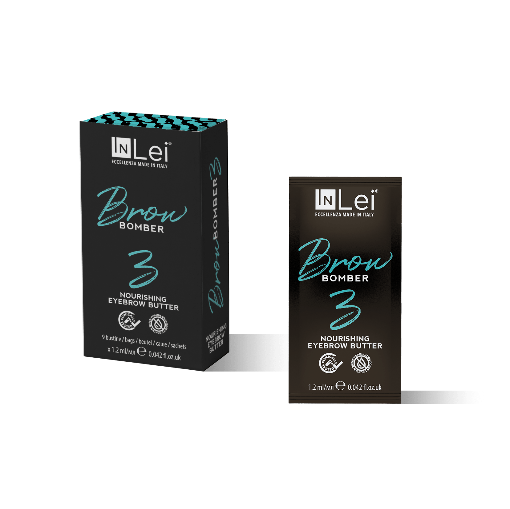 BROW BOMBER 3 MONODOSE nährende Augenbrauenbutter 9 x 1,2 ml - Mr.PMU