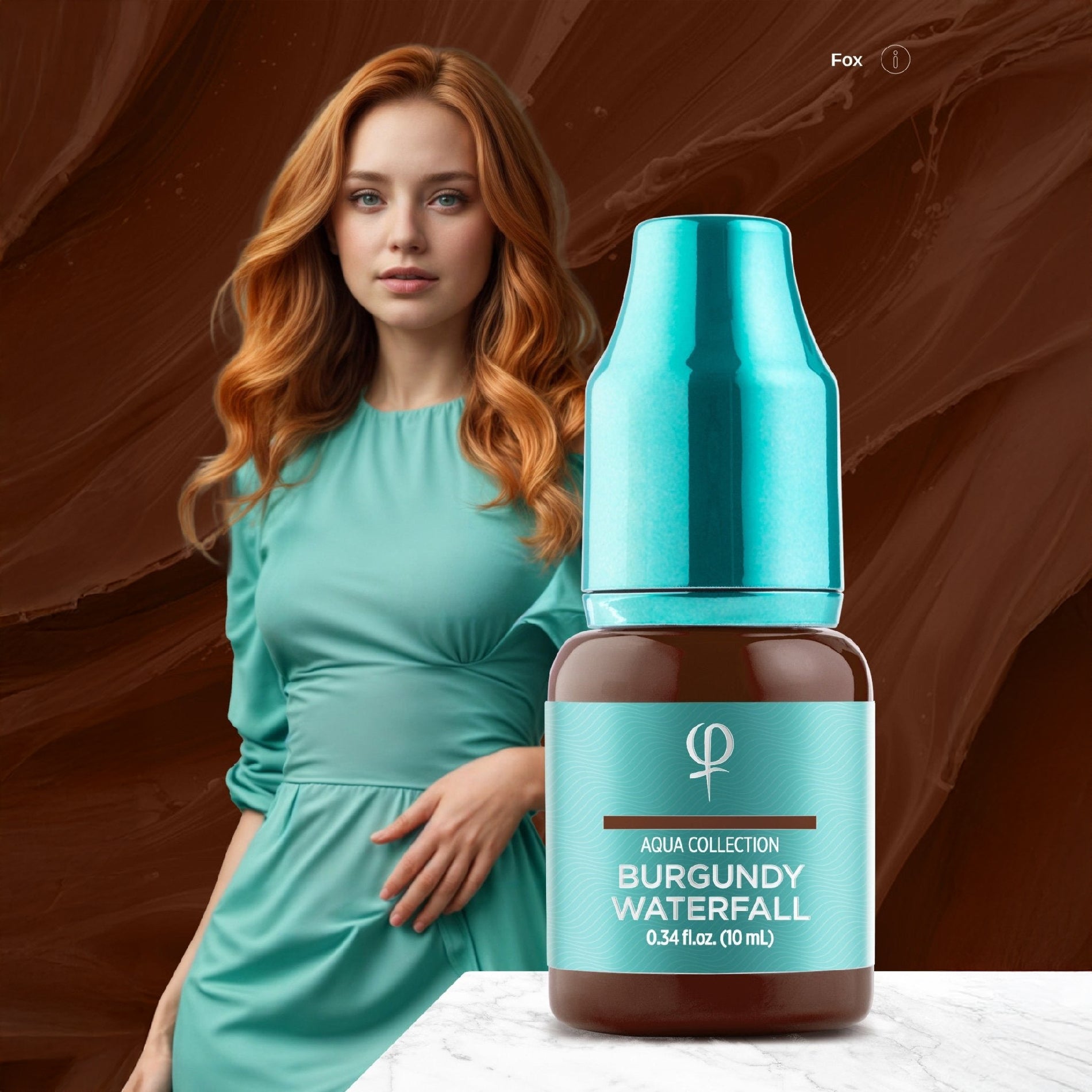Burgund Wasserfall PMU Pigment 10 ml