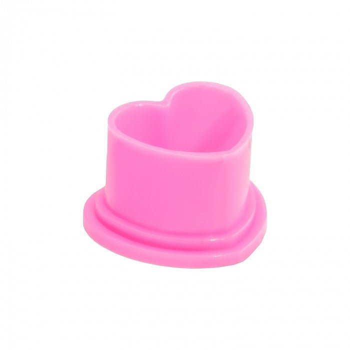 Packung mit 500 Saferly Heart Pigmentbehältern - Rosa - mrpmu