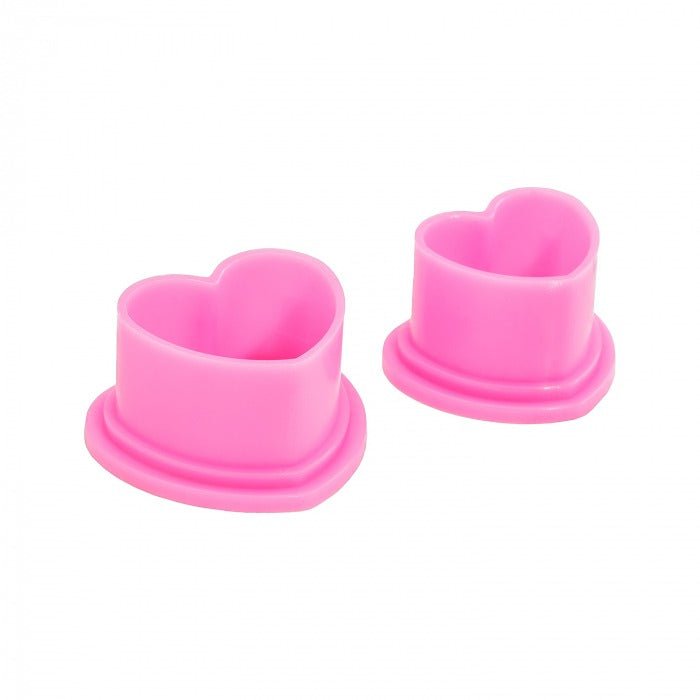 Packung mit 500 Saferly Heart Pigmentbehältern - Rosa - mrpmu
