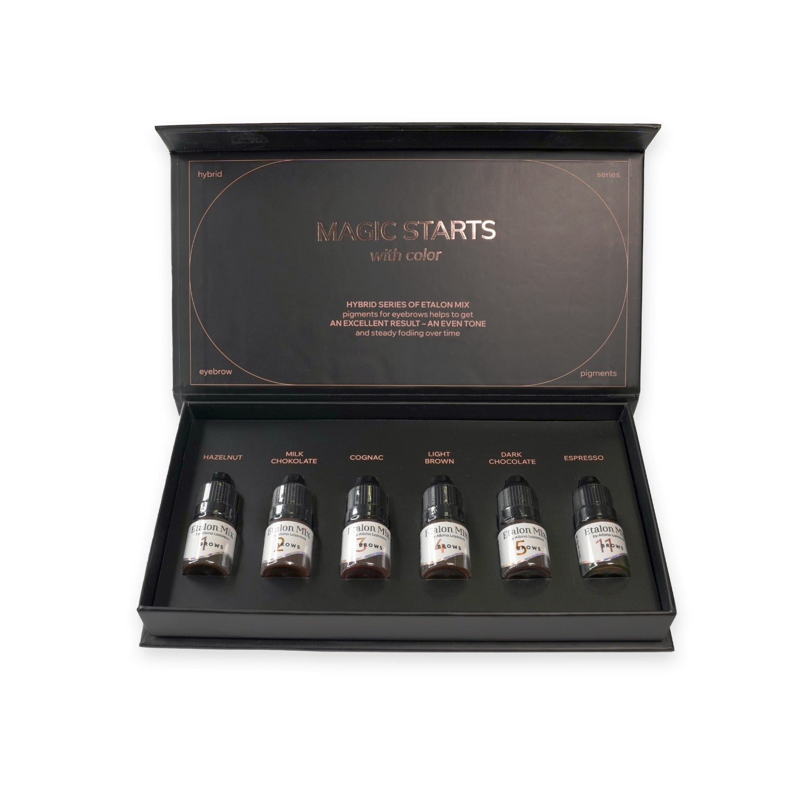 Etalon Mix - Set Pigmenti Sopracciglia Ibridi NEW - Mr.PMU