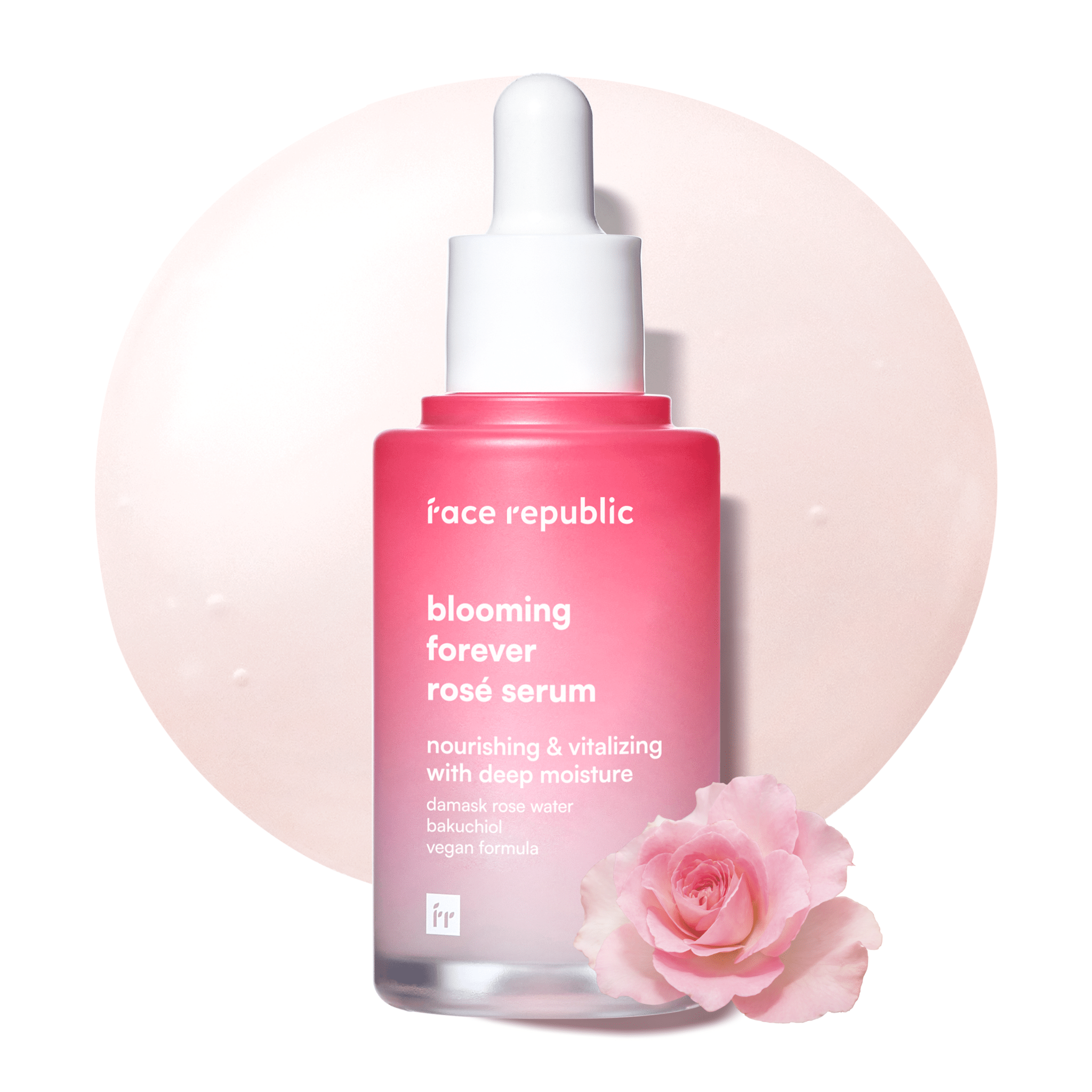 Face Republic - Blooming Forever Rosé Serum 45ml - Mr.PMU