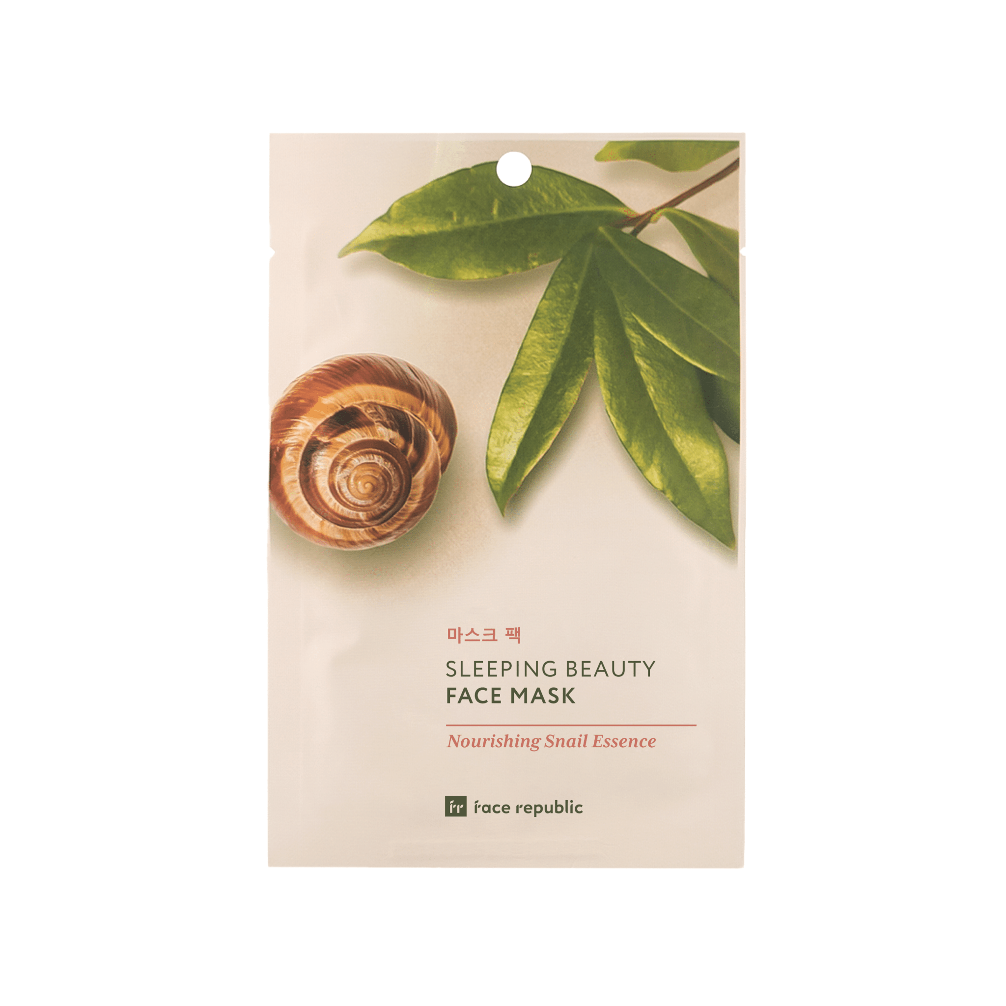Face Republic - Sleeping Beauty Face Mask - Nourishing Snail Essence - Mr.PMU