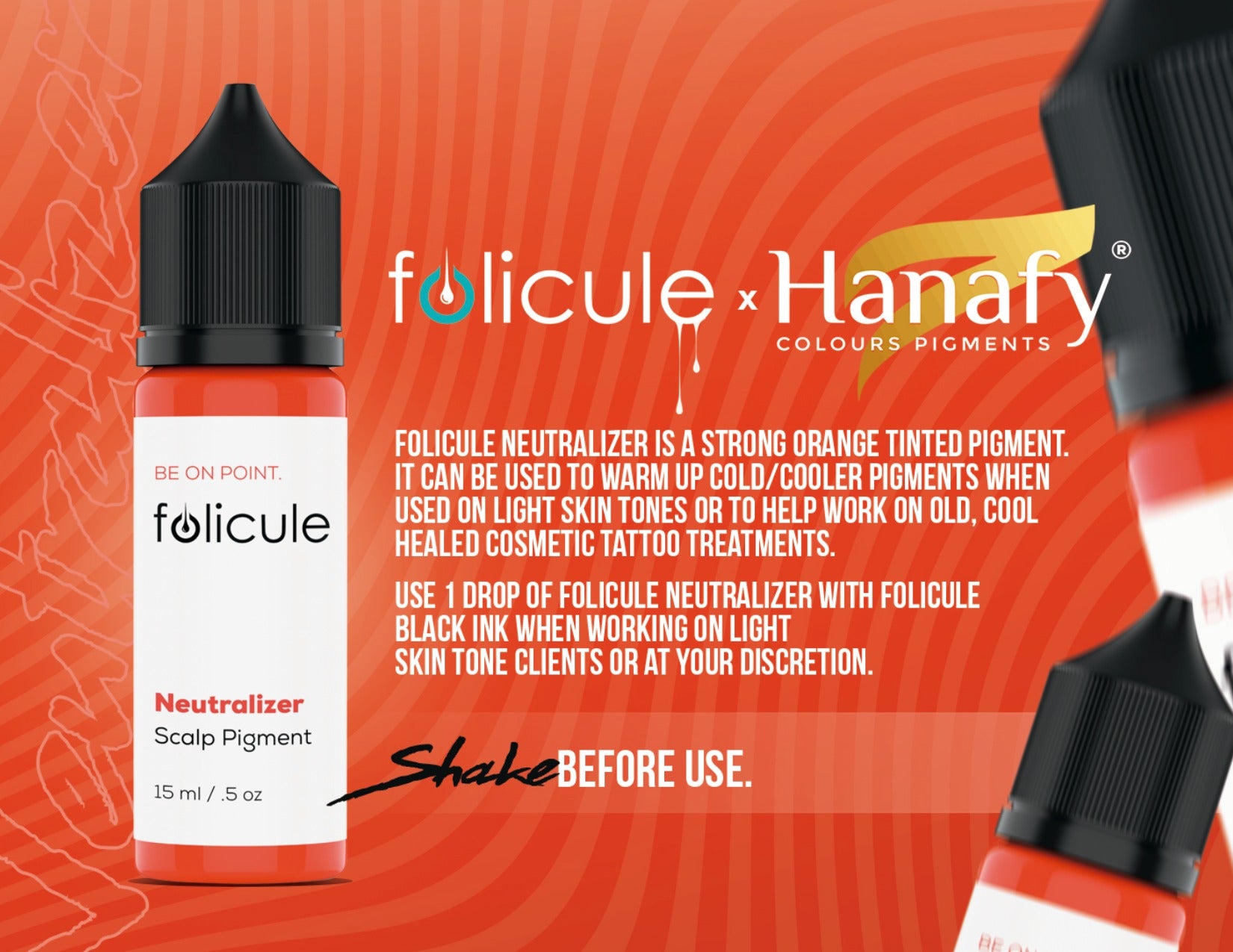 Folien x HANAFY - Neutralizer -Kopfhautpigment 15ml