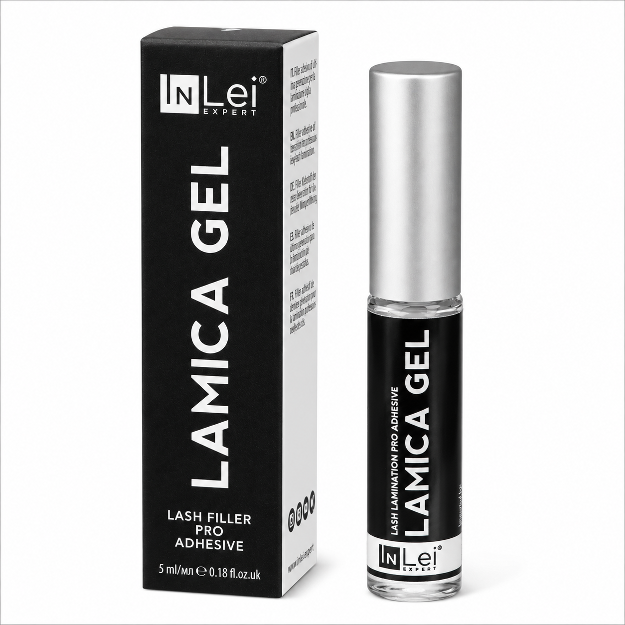 INLEI - Lamica Gel wasserlöslicher Wimpernkleber 5ml 