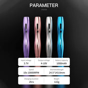 Macchina per tatuaggi senza fili con corsa di 2,5 mm per il trucco permanente Dragonhawk | Mast P20 - mrpmu