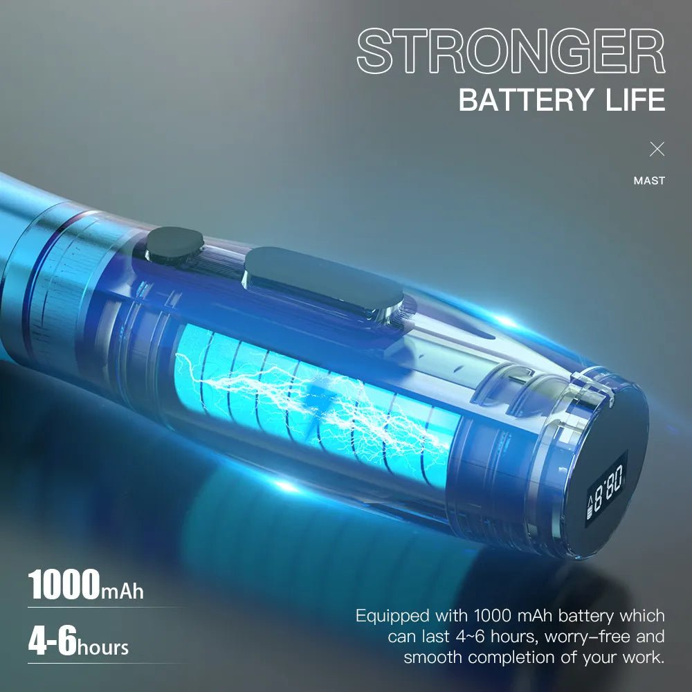 Macchina per tatuaggi senza fili con corsa di 2,5 mm per il trucco permanente Dragonhawk | Mast P20 - mrpmu