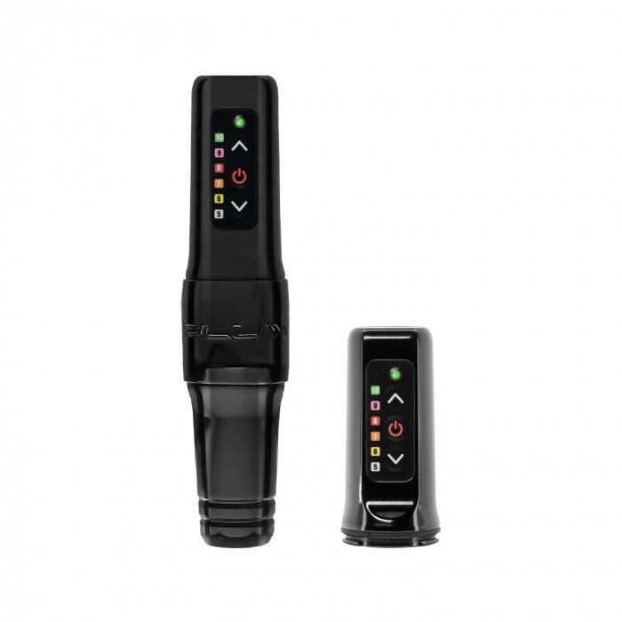 Microbeau Flux Mini Tattoo Machine mit zusätzlichem Powerbolt Mini - Schwarz - mrpmu
