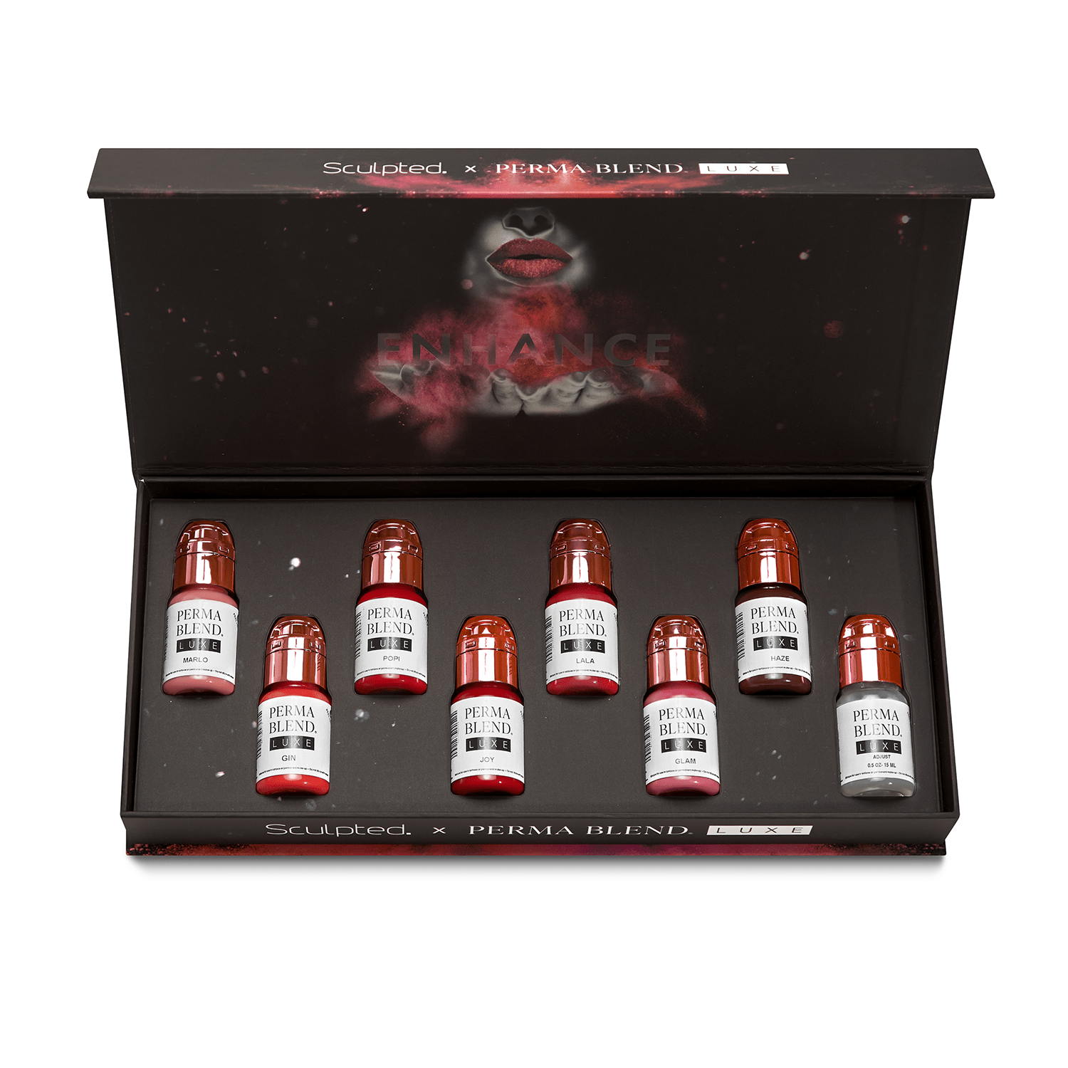Perma Blend Luxe PMU Ink - Carla Ricciardone Enhance Set - 8x15ml - mrpmu