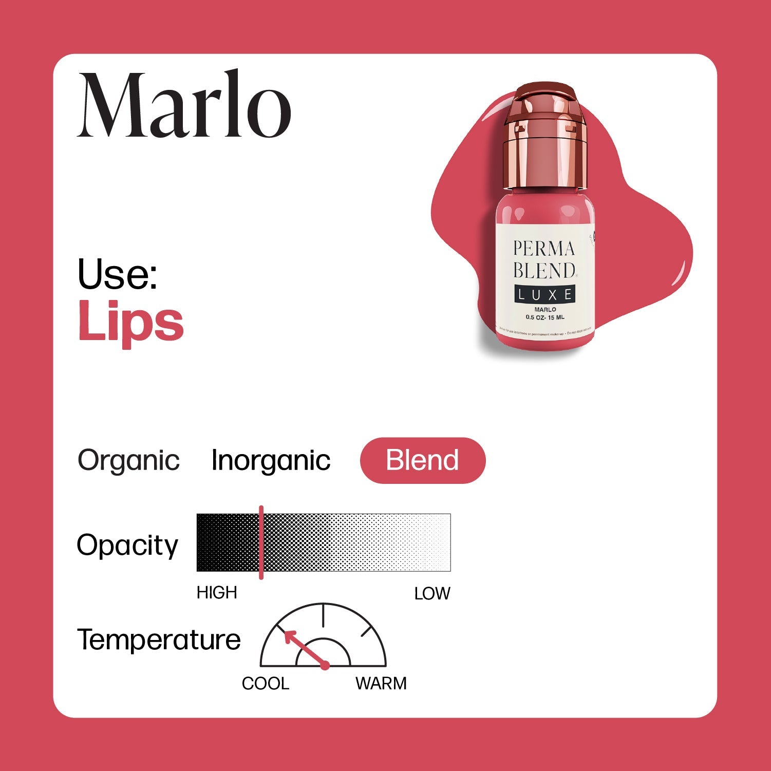 Perma Blend Luxe PMU Ink - Marlo 15ml - mrpmu