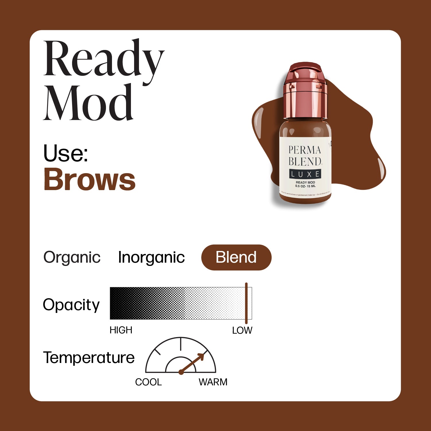 Perma Blend Luxe PMU Ink - Ready Mod 15ml - mrpmu