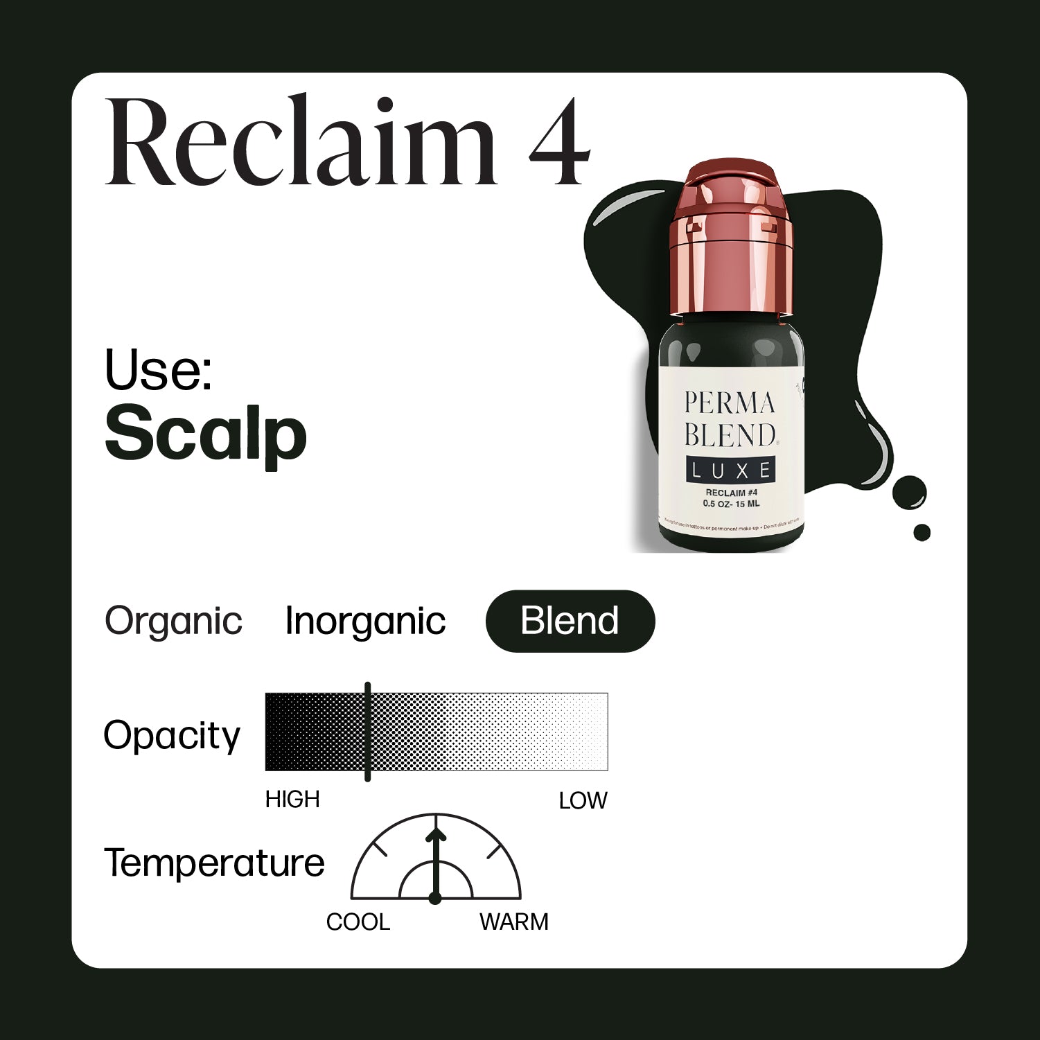 Perma Blend Luxe PMU Ink - Stevey G. Reclaim #4 15ml - mrpmu