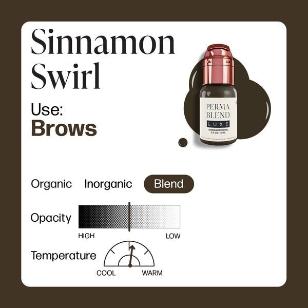 Perma Blend Luxe PMU Ink - The Chocolate Collection - Komplettes Set mit 6x15ml - Mr.PMU