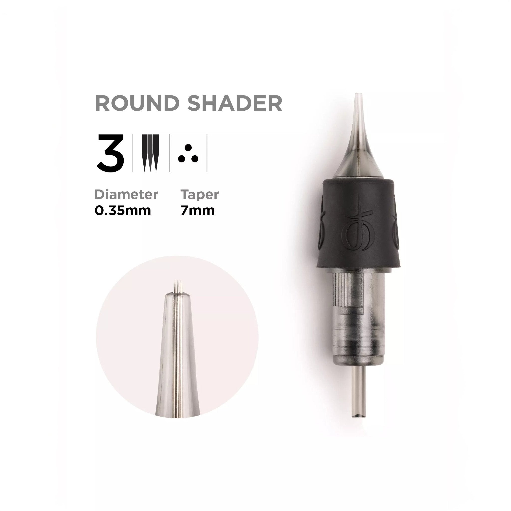 Phi Black Cartridge 7mm taper - 10 Stk. - mrpmu
