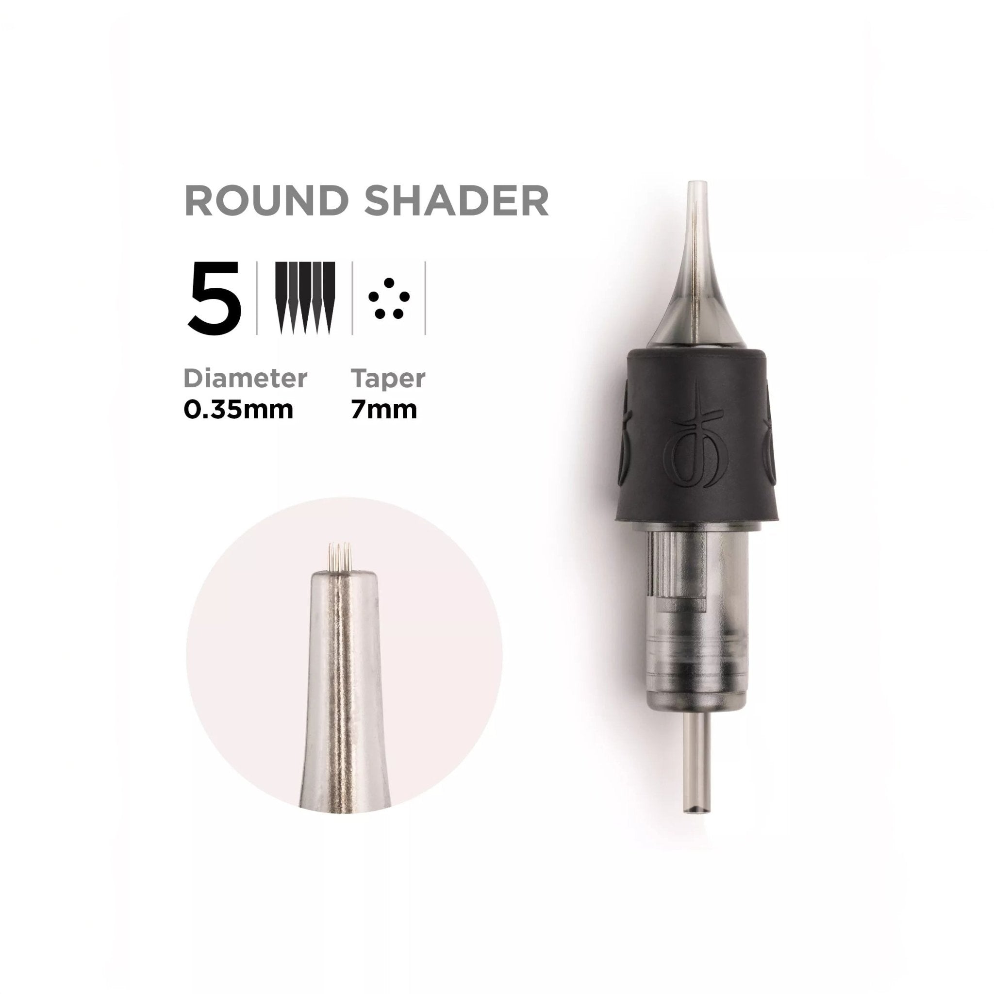Phi Black Cartridge 7mm taper - 10 Stk. - mrpmu