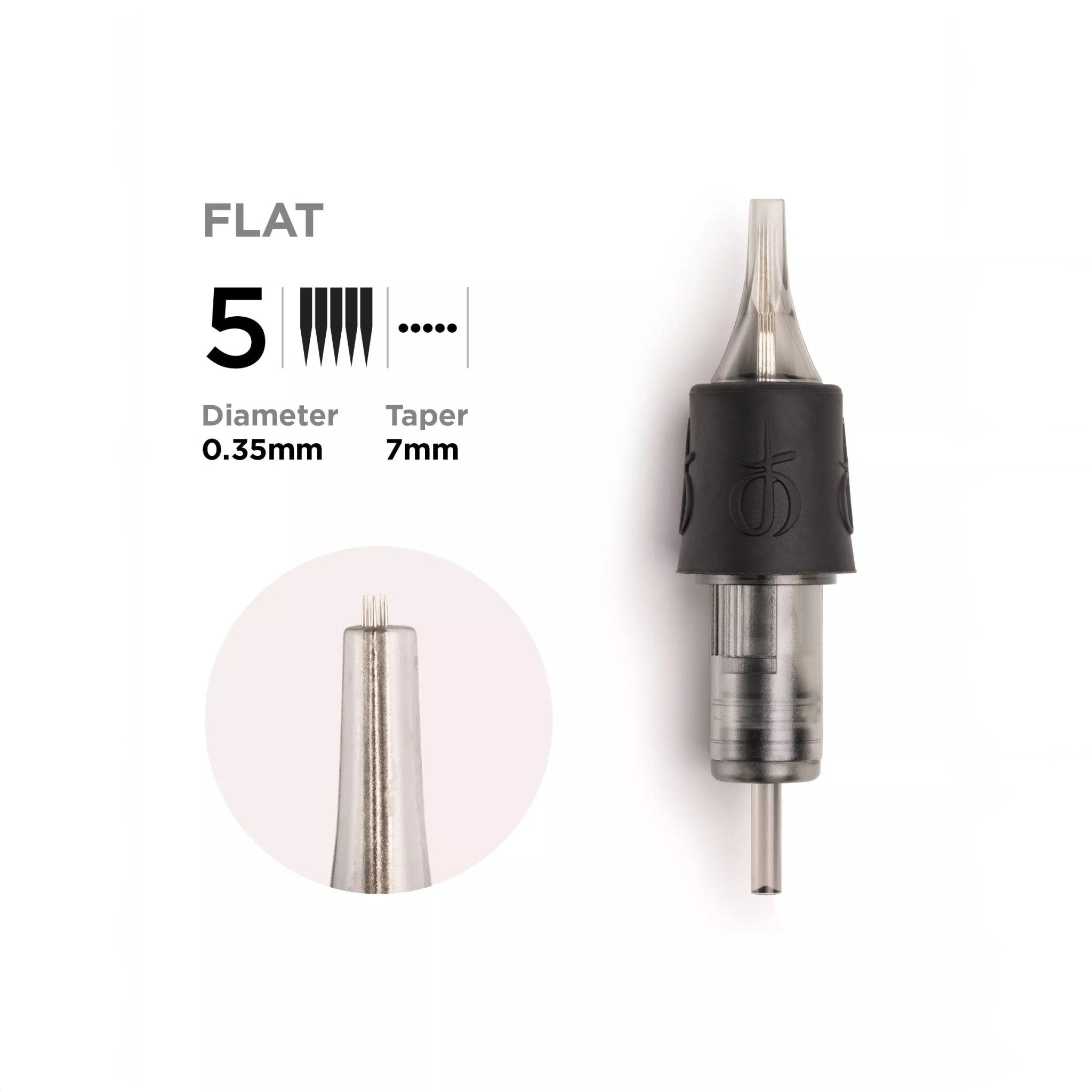 Phi Black Cartridge 7mm taper - 10 Stk. - mrpmu