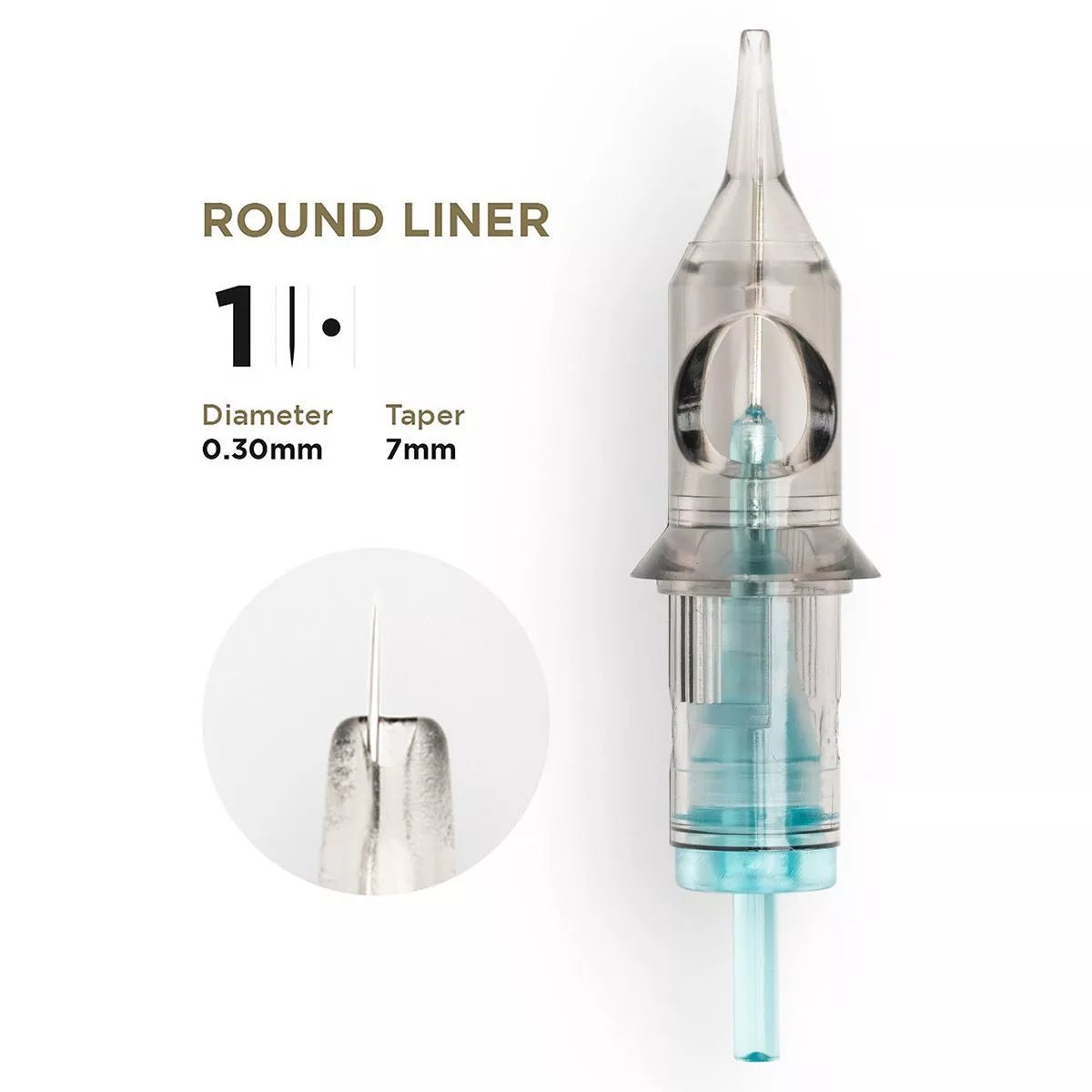 PMU Cartridges 0.30 1R - 7mm Taper (EN02B) 20 pcs - Mr.PMU