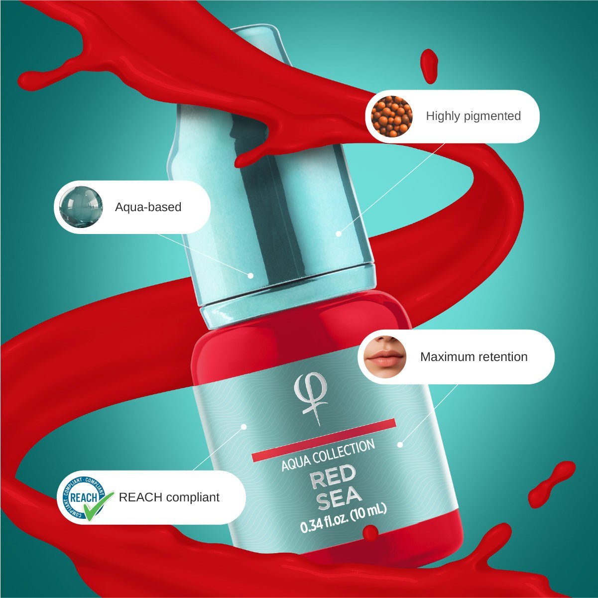 Red Sea PMU Pigment 10ml - Mr.PMU