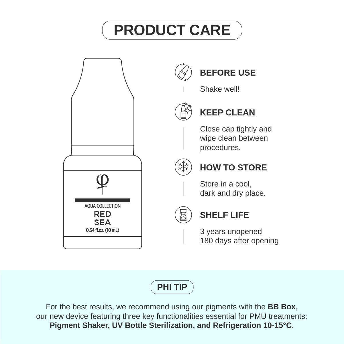 Red Sea PMU Pigment 10ml - Mr.PMU