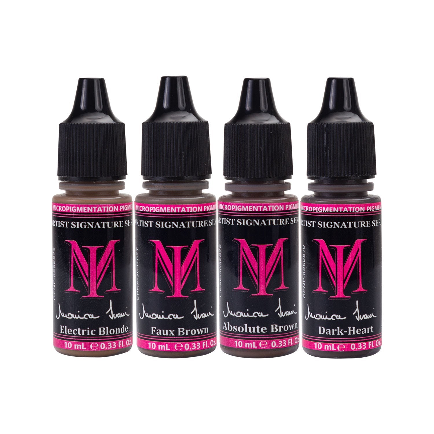 Komplettes Set mit 4 Monica Ivani Signature von Li Pigments 10 ml - EU REACH - mrpmu