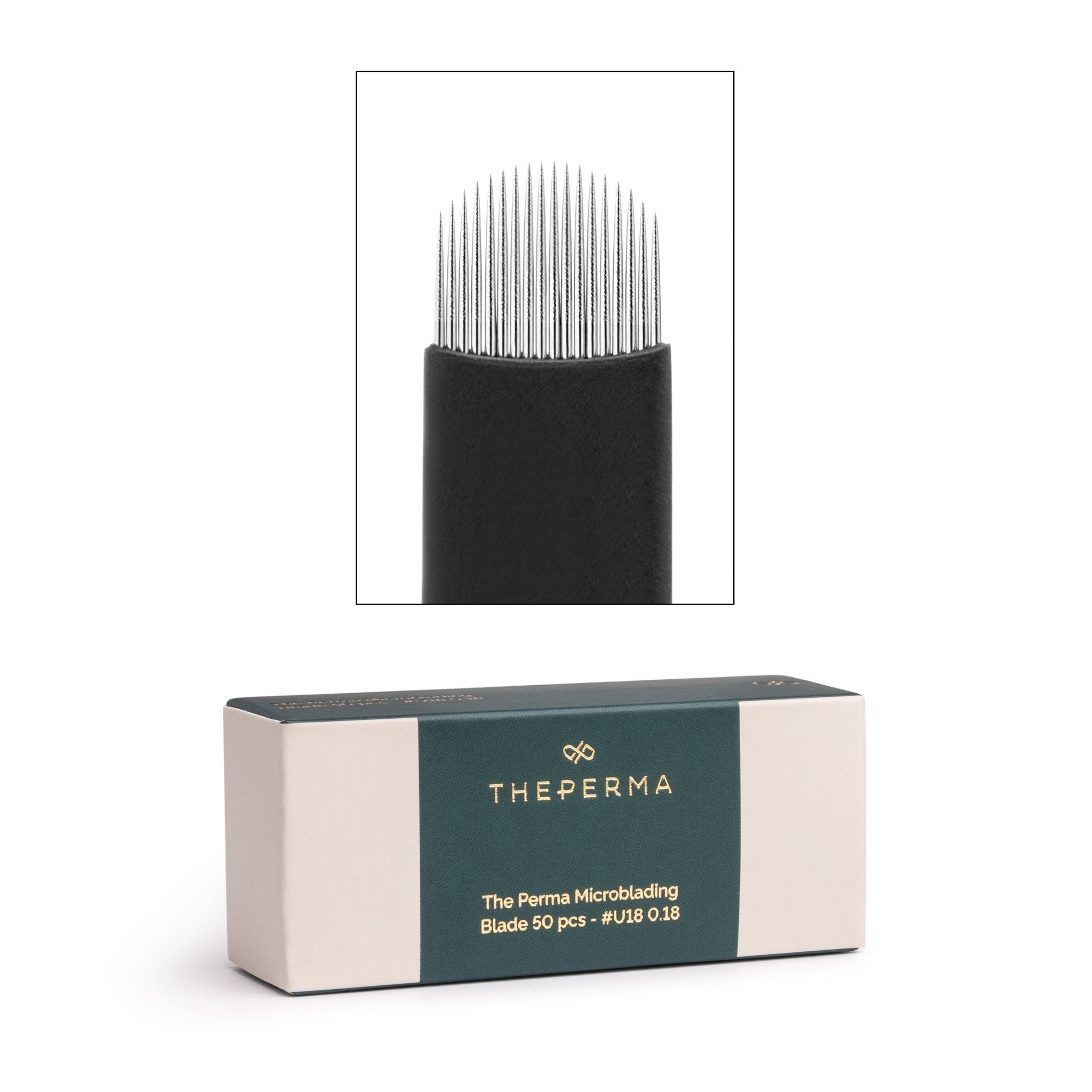 The Perma - Microblading Blades 50pcs - #U18 0.18 - mrpmu