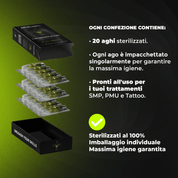 The Untouchable - 20 cartucce - Aghi Tricopigmentazione 0603RL – 0.20mm SMP - Mr.PMU