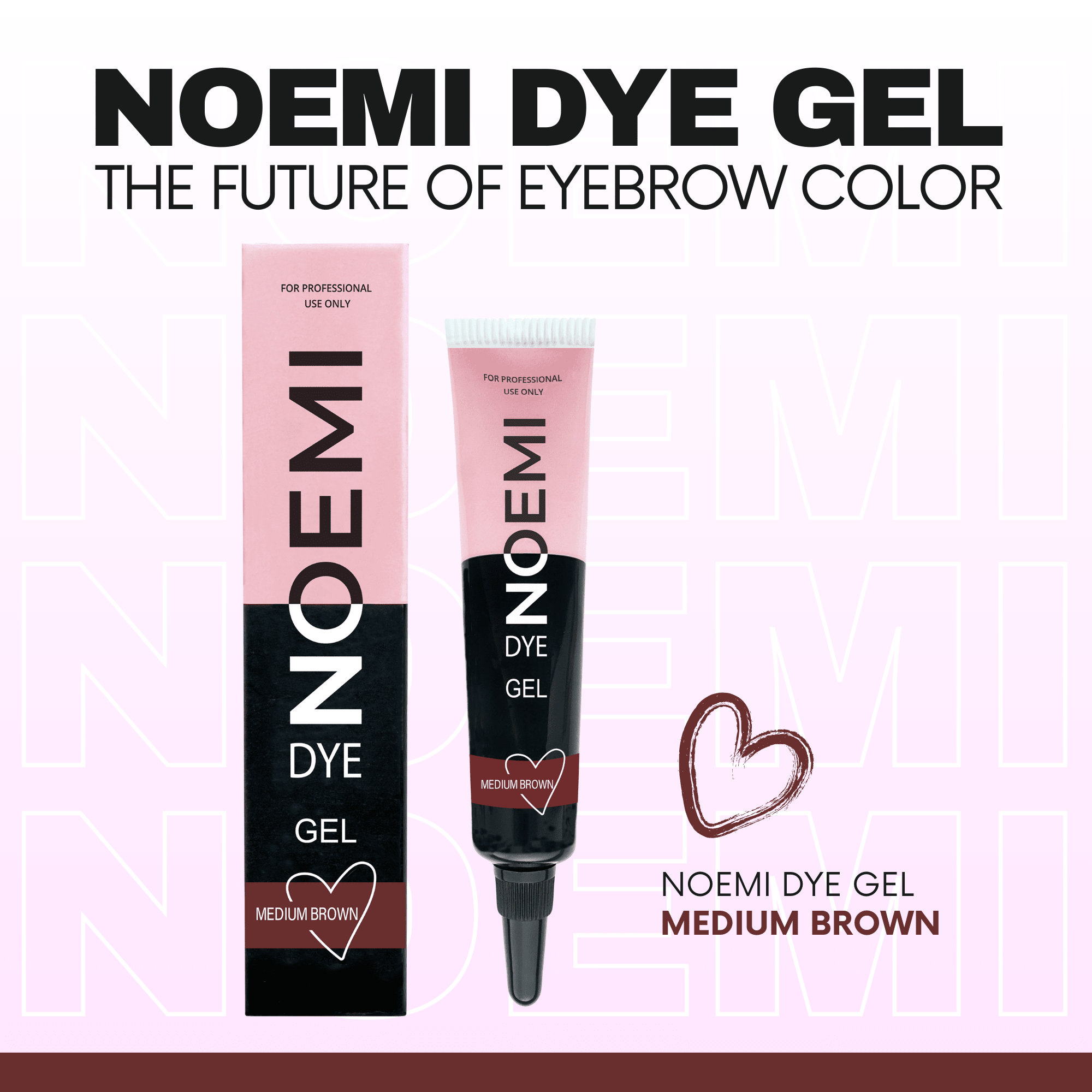 NOEMI - Gel-Farbe für Wimpern und Augenbrauen - Mr.PMU