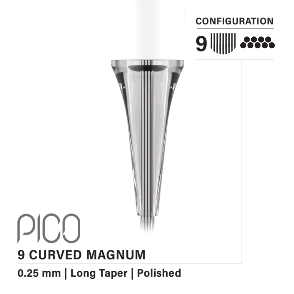 Vertix Pico - Kartuschen Magnum Curved Long Taper - 20pcs - Mr.PMU